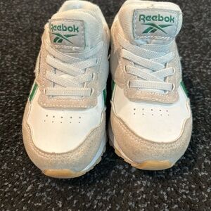 Reebok Kids Sneakers - White with Green Highlights